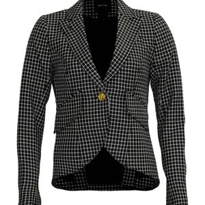 SMYTHE Cropped Blazer & Flare Pant Suit Size 8/6